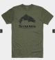 Wood Trout Fill Tee-Military H