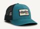 Electric Stripe Hat-Dark Teal/